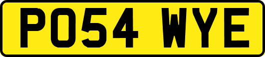 PO54WYE