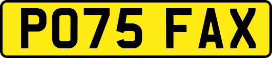 PO75FAX