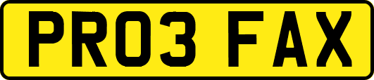 PR03FAX