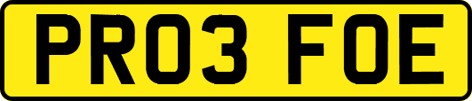 PR03FOE