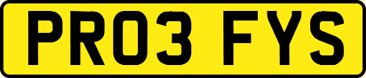 PR03FYS
