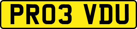 PR03VDU