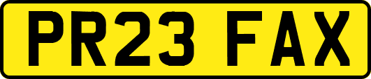 PR23FAX