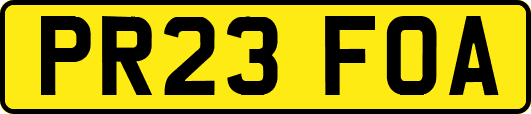PR23FOA