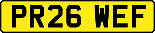 PR26WEF