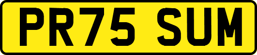 PR75SUM