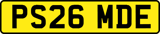 PS26MDE