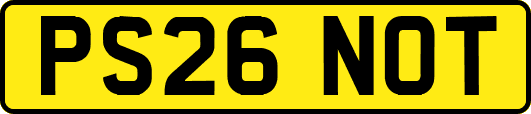 PS26NOT