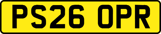 PS26OPR