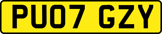 PU07GZY