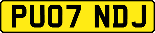 PU07NDJ