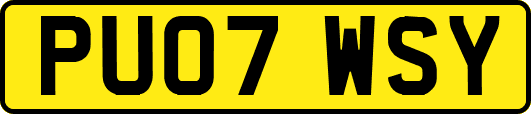 PU07WSY