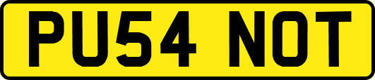 PU54NOT
