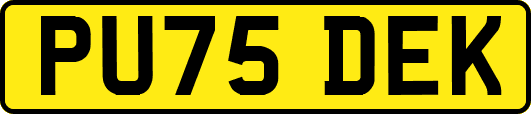 PU75DEK