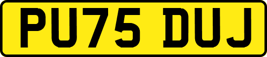 PU75DUJ