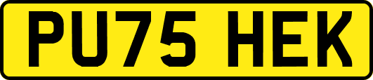 PU75HEK