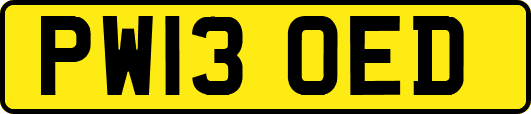 PW13OED