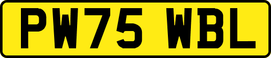 PW75WBL
