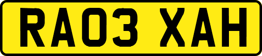 RA03XAH