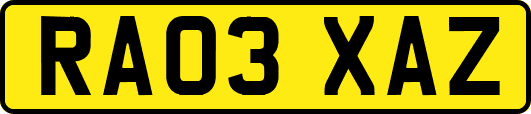 RA03XAZ