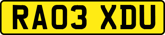 RA03XDU