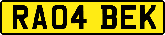 RA04BEK