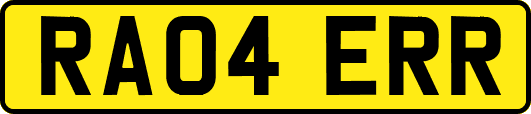 RA04ERR