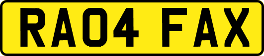 RA04FAX