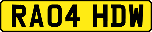 RA04HDW