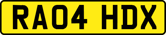 RA04HDX