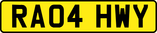 RA04HWY