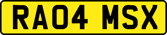 RA04MSX