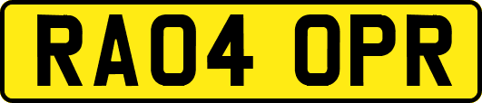 RA04OPR