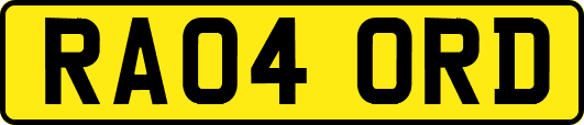 RA04ORD