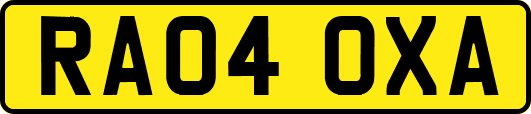 RA04OXA