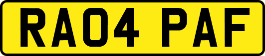 RA04PAF