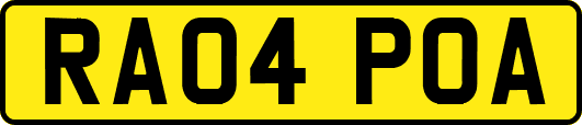 RA04POA