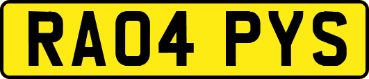 RA04PYS