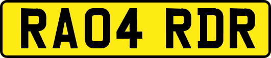 RA04RDR