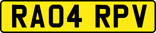 RA04RPV