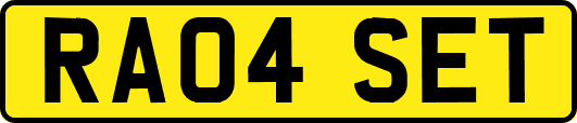 RA04SET