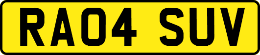 RA04SUV