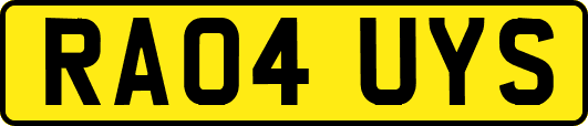 RA04UYS