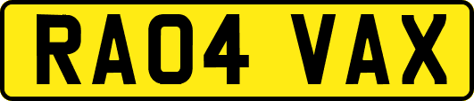 RA04VAX