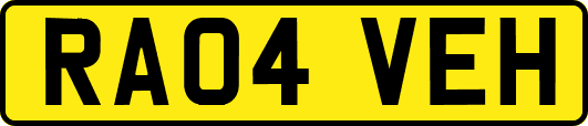 RA04VEH