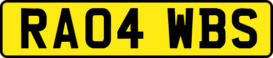RA04WBS