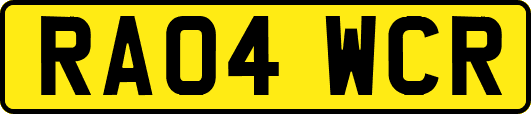 RA04WCR