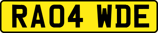RA04WDE