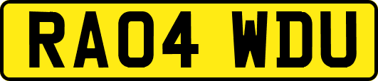 RA04WDU