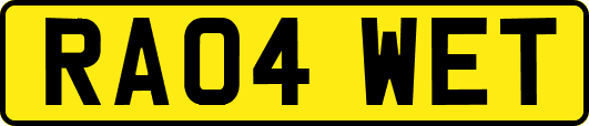 RA04WET